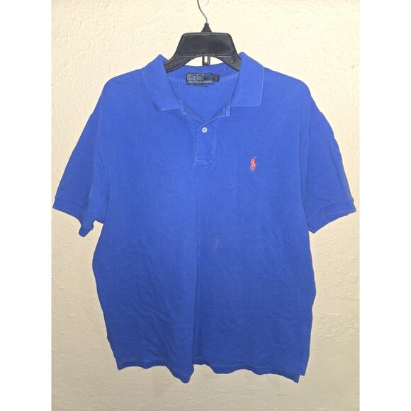 Ralph Lauren Other - Polo Ralph Lauren Polo Shirt, Short Sleeve, Blue, 100% Cotton, Men's Size Large